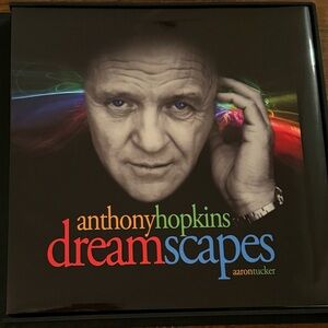 DISPLAY SIZE Anthony HopKins Dreamscapes Hard Cover With Display Case